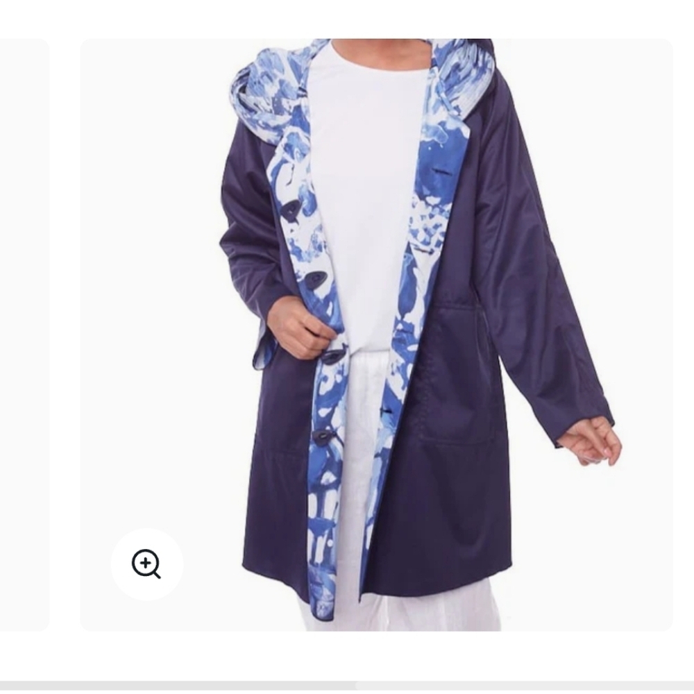 Claire Dejardins reversible raincoat small - Picture 2 of 16